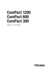 Profoto ComPact 300 User`s guide
