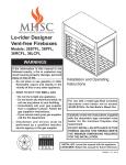 MHSC 36STFL Operating instructions