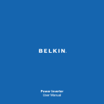 Belkin power inverter User manual