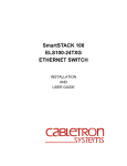 Cabletron Systems ELS100-24TXG User guide