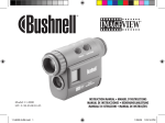 Bushnell 11-8000 Instruction manual
