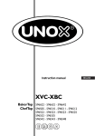 Unox XVC-XBC Instruction manual