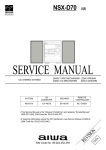 Aiwa NSX-D70 Service manual