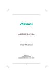 ASROCK AM2NF3-VSTA - V1.2 User manual