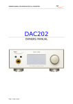 WEISS DAC202 Technical data
