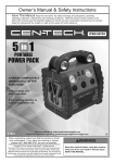 CEN-TECH 60703 Owner`s manual