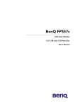 BenQ FP557S User`s manual