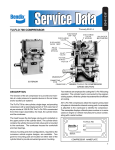 BENDIX TU-FLO 700 COMPRESSOR Specifications