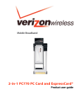 Verizon PC770 User guide