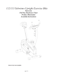 Schwinn Fitness 112 Owner`s manual