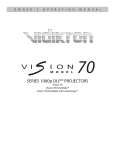 Vidikron Vision 75/CineWide with AutoScope Specifications