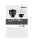 Bosch VEZ-400 Series User manual