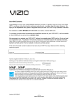 Vizio M220NV User manual