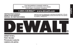 DeWalt DWMT70781L Instruction manual