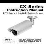 CBC CX series Instruction manual