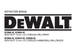 DeWalt DCD980-XE Instruction manual