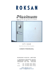 Roksan Audio Platinum STI308 User manual