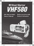West Marine VHF650 Owner`s manual