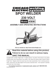 Chicago Electric 45690 Operating instructions