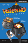 Volcano  II collapsible stove with propane attachment Owner`s manual