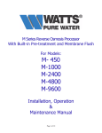 Watts Premier  25 Specifications