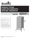 Char-Broil 12701705 Instruction manual