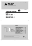 Mitsubishi Electric MSC-A09YV Service manual