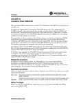 Motorola SG2-DRT-3X Specifications