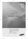 Samsung HG46NA590 Installation manual
