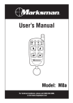 Magnadyne M8a User`s manual