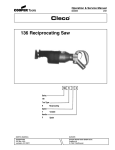 Cooper Tools Cleco 136 Service manual