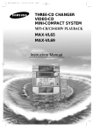 Samsung MAX-VL69 Instruction manual