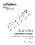 Control One Manual Rev C