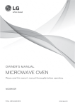 Beyond Microwace Oven Owner`s manual