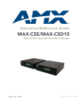 AMX MAX-CSD 10 Product specifications