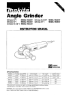 Makita 9560CV Instruction manual