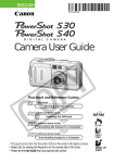 Canon PowerShot S40 User guide