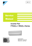 Daikin J Series Service manual