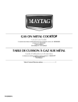Maytag W10268391A Use & care guide