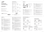 Samsung ED65D Setup guide