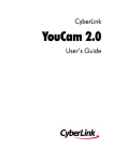 CyberLink YouCam User`s guide