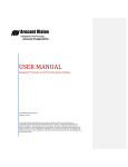 Arecont Vision AV2805 User manual