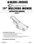 Black & Decker MM875 Instruction manual