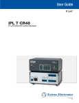 Extron electronics IPL T CR48 User guide