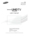 Samsung UN65F9000AF User manual