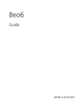 Bang & Olufsen Beo5 User`s guide