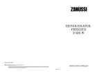 Zanussi Z 52/6 W Specifications