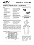 Silicon Laboratories Si47xx-EVB Specifications