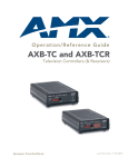 AMX AXB-TCR Specifications