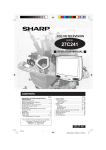 Sharp 27C241 Specifications